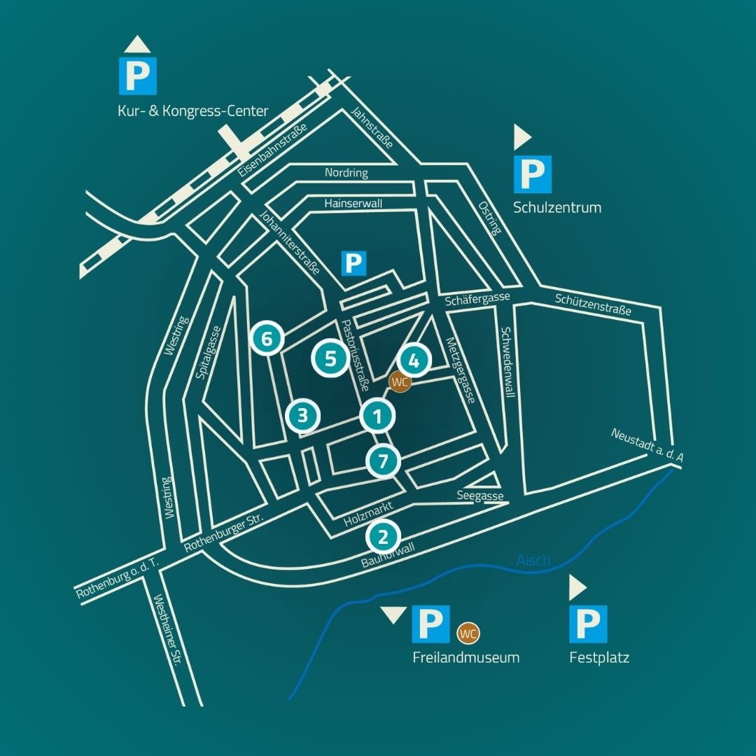 Altstadtfest Lageplan der Altstadt